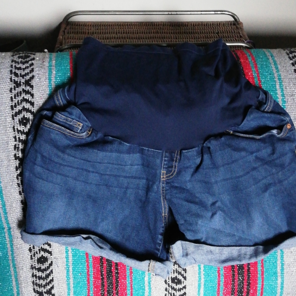Two pair maternity shorts